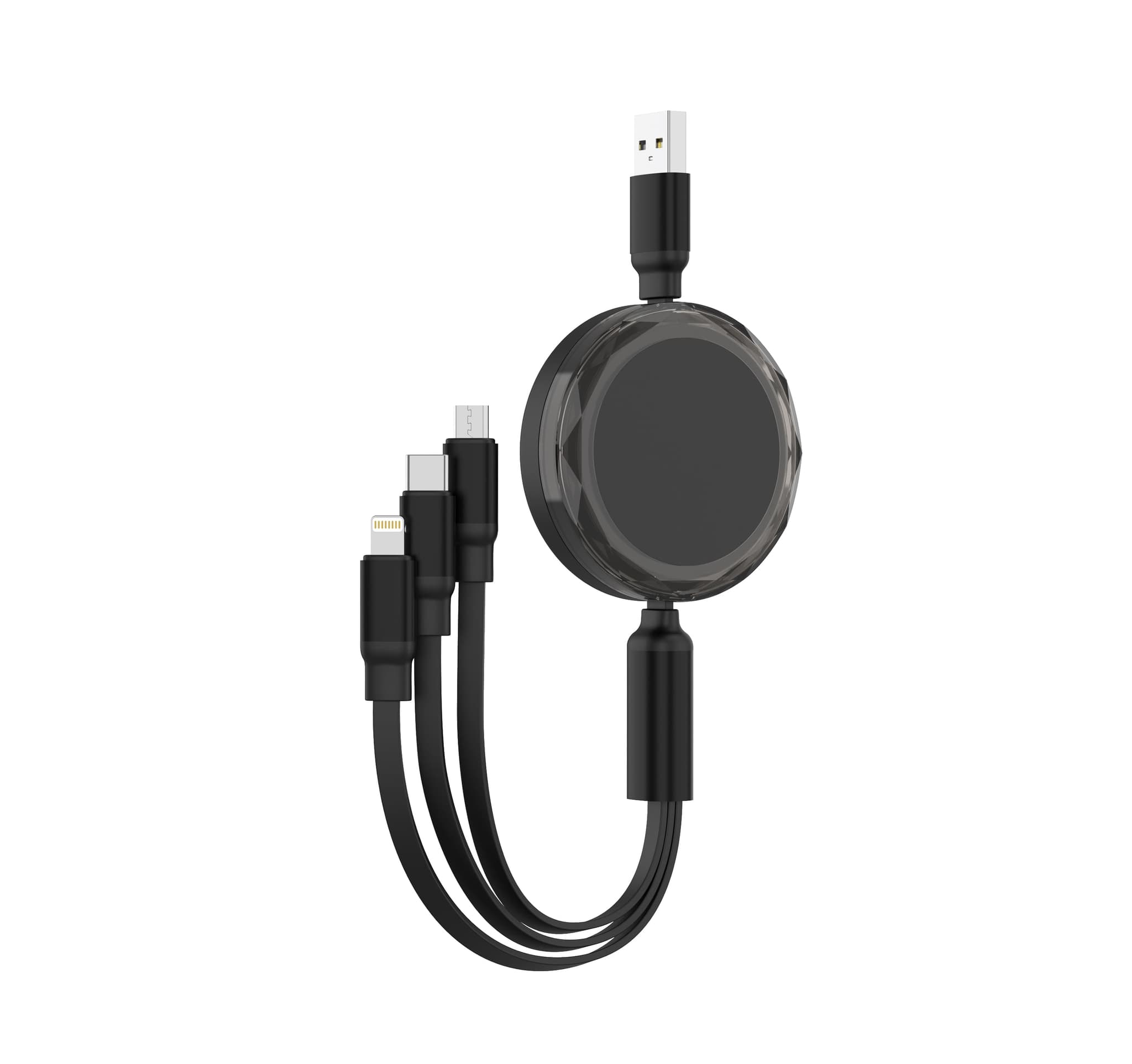 Зарядний кабель 3 в 1 Ruoki, ТМ TEG для брендування логотипом