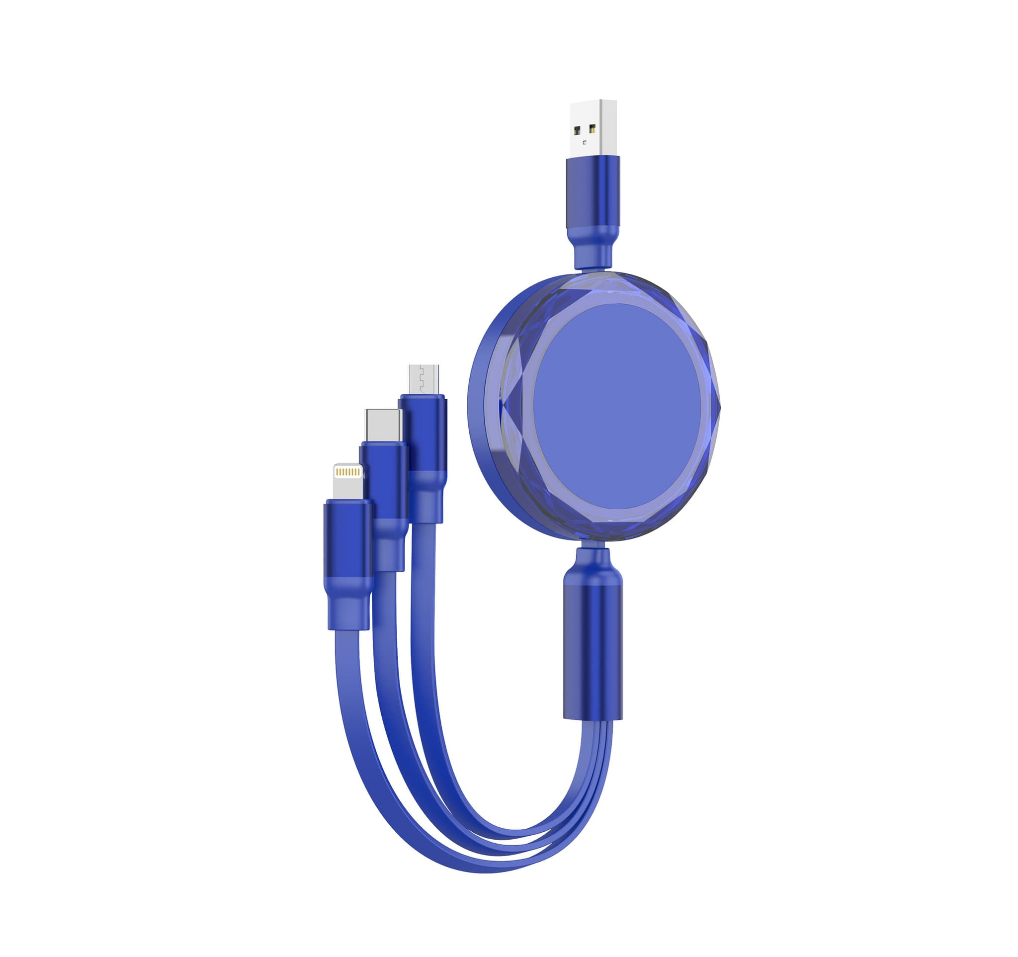 Зарядний кабель 3 в 1 Ruoki, ТМ TEG для брендування логотипом